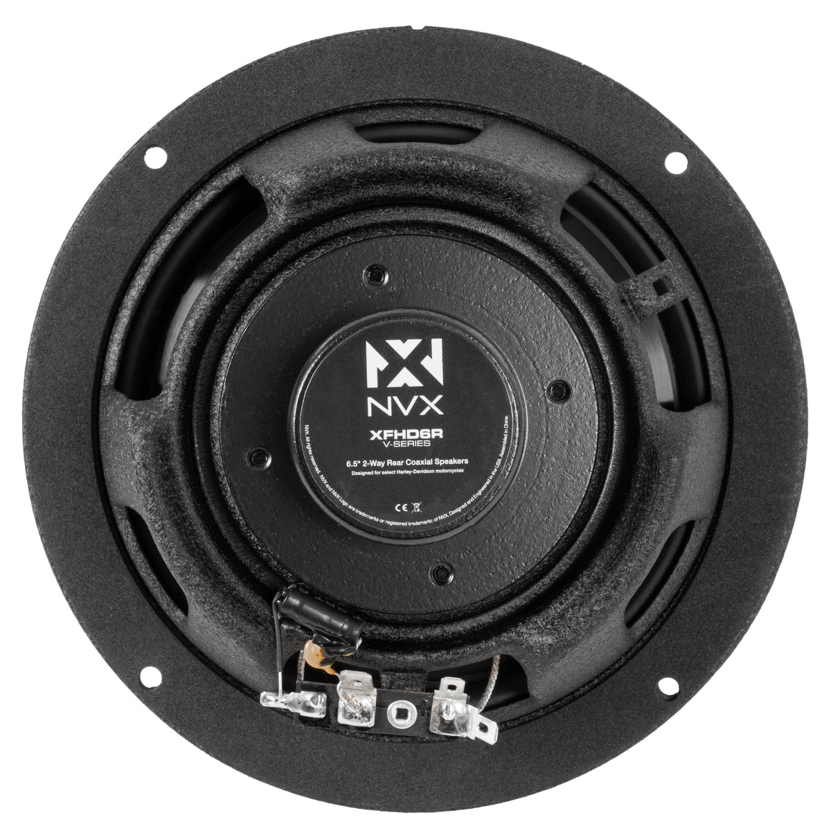 NVX 6.5-Inch Motorcycle Coaxial Speaker Pair