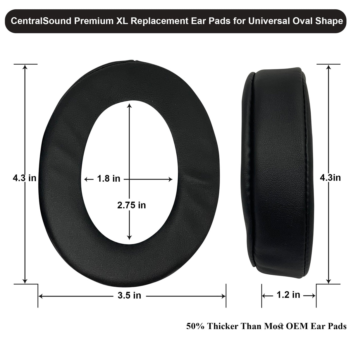 CentralSound Replacement Headphone Earpads