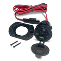 Yak Power 12V Dual-USB Charging Port with Voltmeter