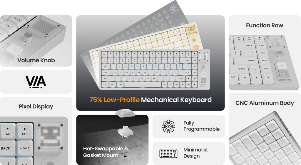 ATK Gaming Gear Low-Profile Mechanical Keyboard