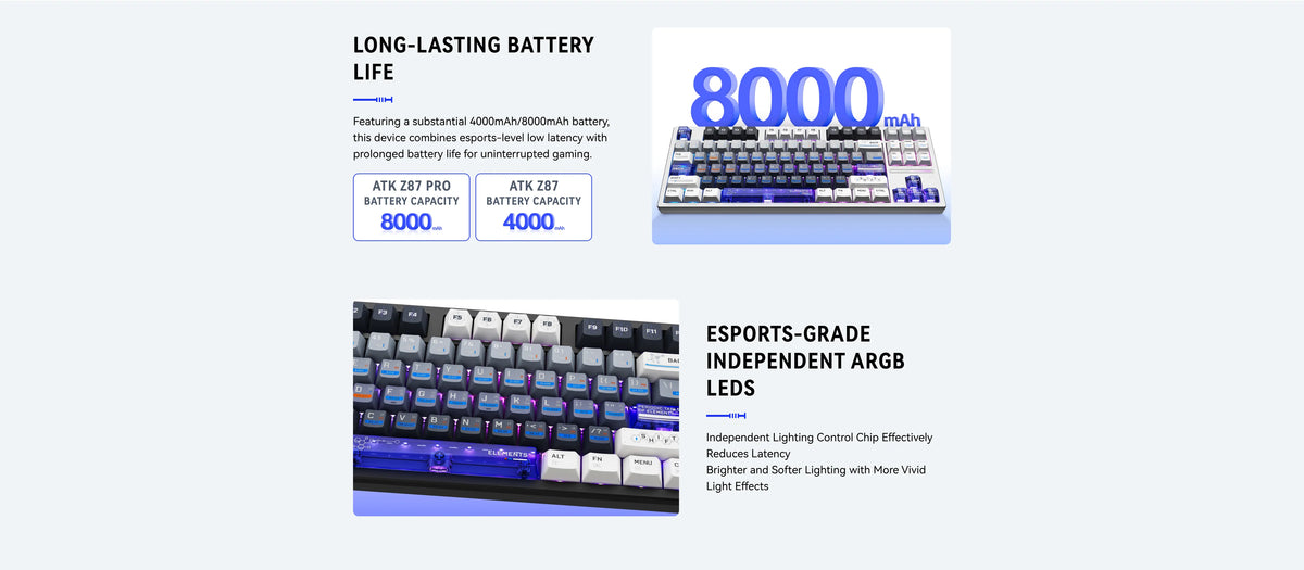 ATK Gaming Gear Wireless Mechanical Keyboard