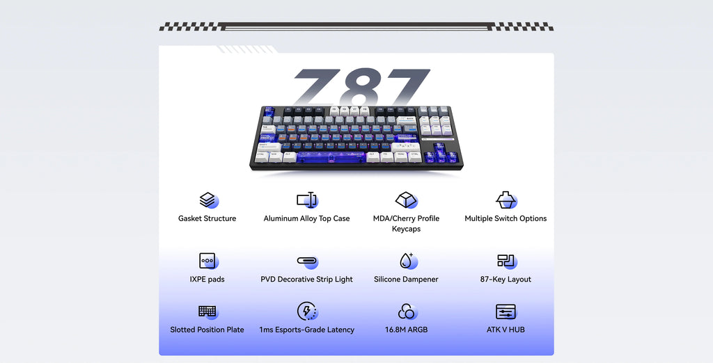 ATK Gaming Gear Wireless Mechanical Keyboard