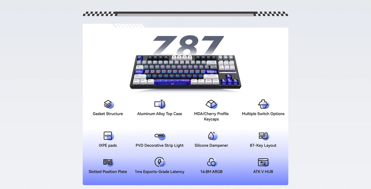 ATK Gaming Gear Wireless Mechanical Keyboard