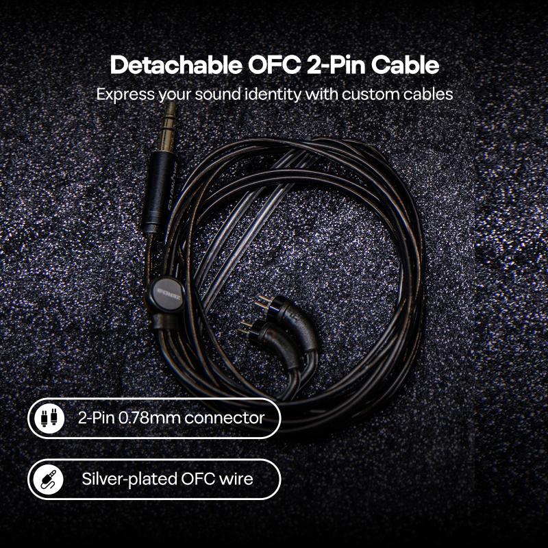 7HZ Wired Dynamic In-Ear Monitors